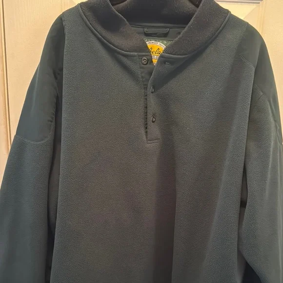 Cabela's Dark Green Lightweight Quarter zip Jacket - Picture 2 of 7